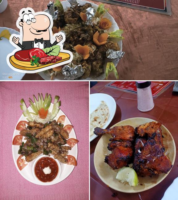 Get meat dishes at The kitchen/Nandanik