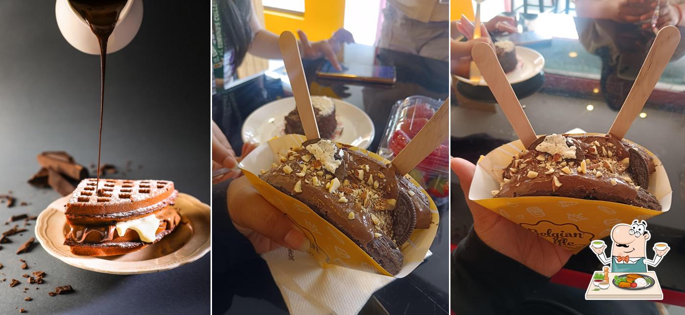 Food at The Belgian Waffle Co