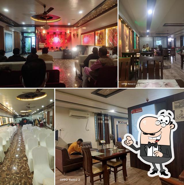 The interior of Dawat Restaurant