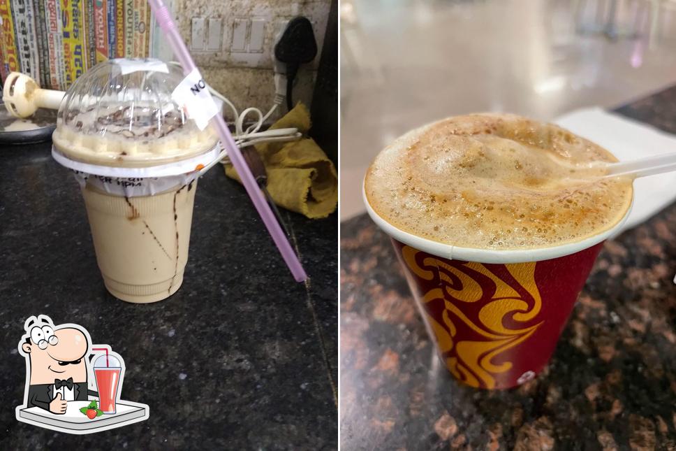 Enjoy a beverage at Nescafe