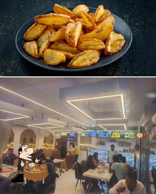 Food at Adwells Cafe janta bazar