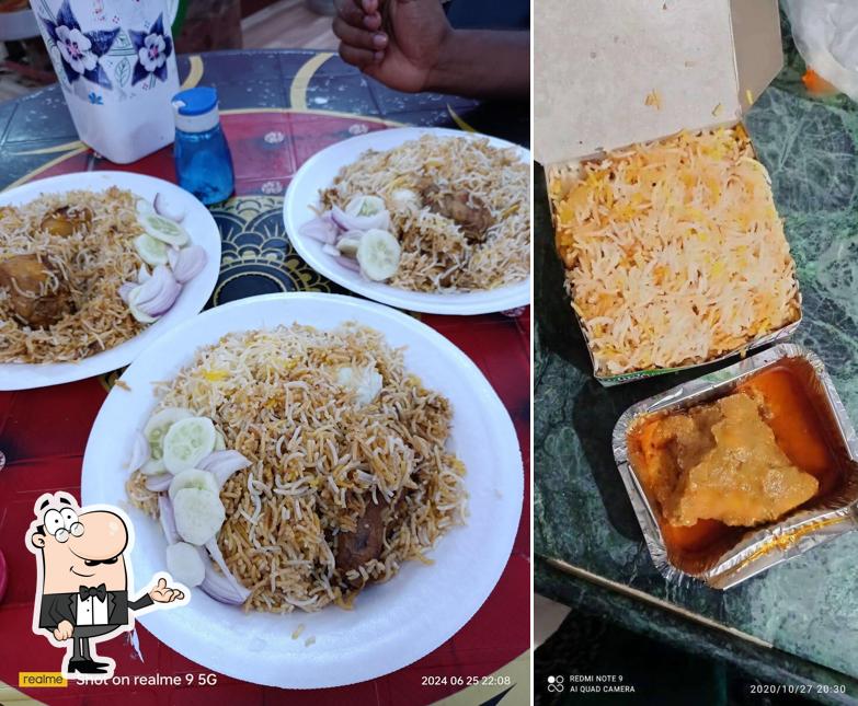 The interior of Bahar Alishan Biryani