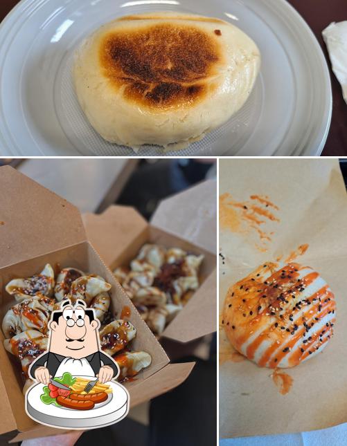 Creme brulee al Baozi dumplings