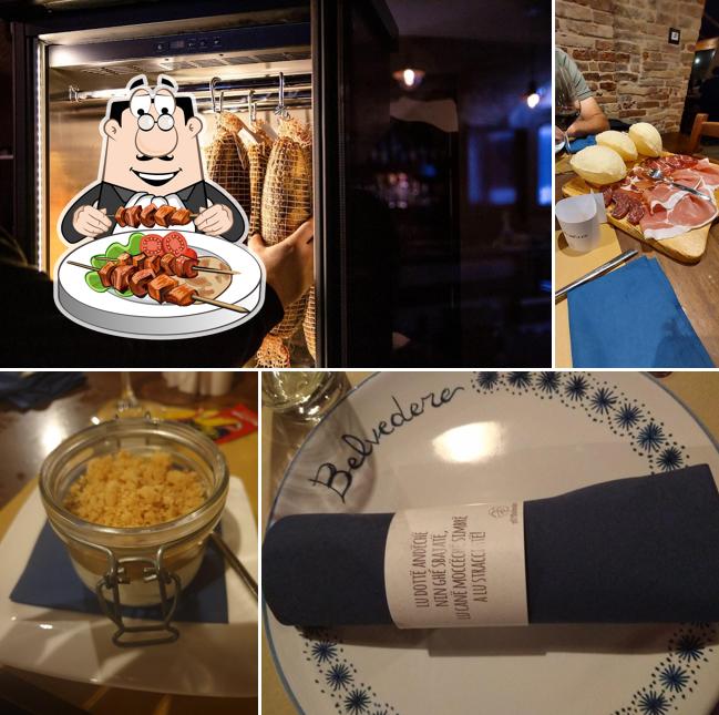 Platti al Bar Ristorante Al Belvedere