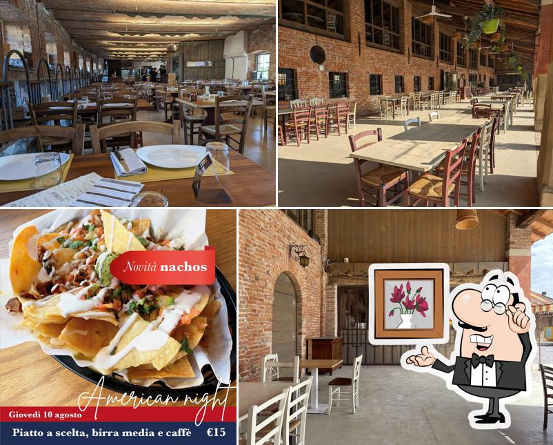 Gli interni di Cascina La Bassa