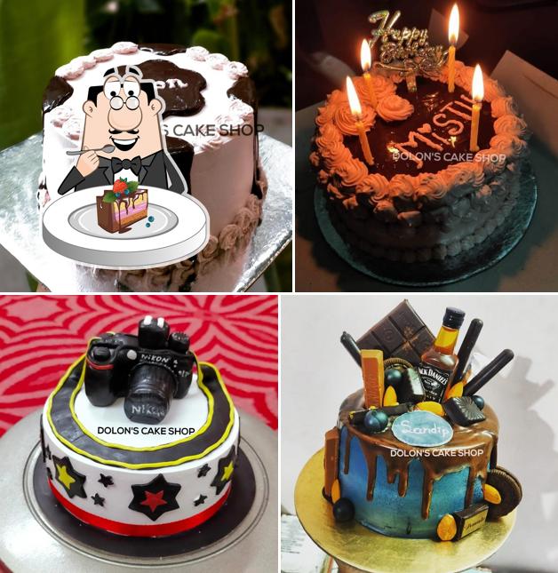 Chocolate cake at DOLON'S CAKE SHOP