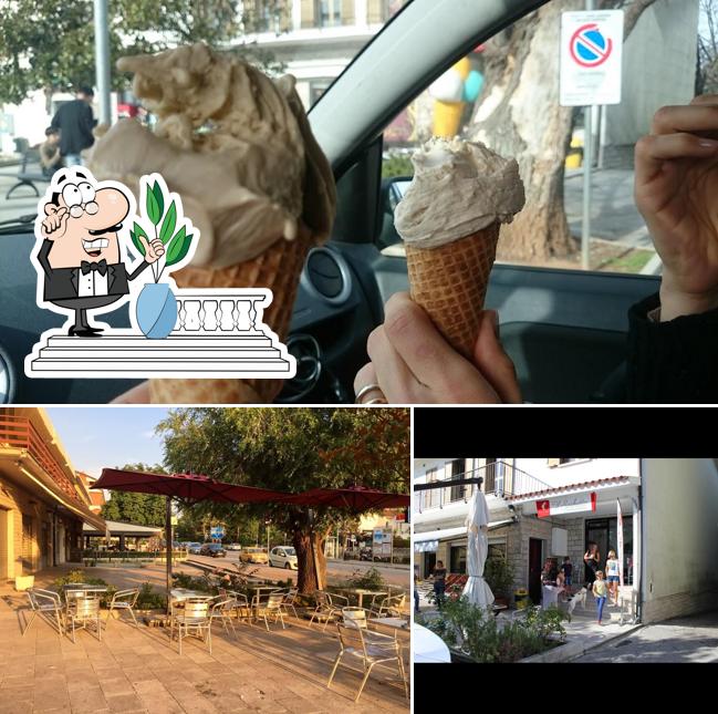 La immagine della esterno e cibo di Il Sorbetto Gelateria Artigianale