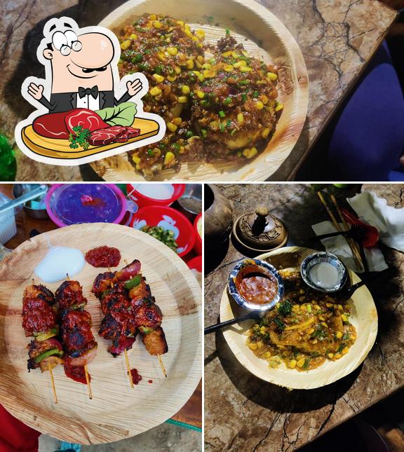 Pick meat meals at Momos of Shaolin ️