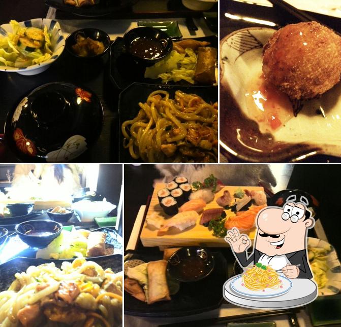 Spaghetti alla carbonara al Mori Sushi