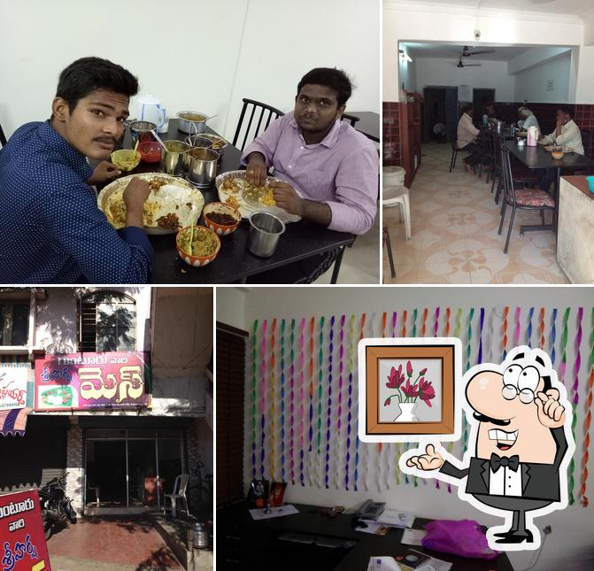 The interior of Sri Harsha Hotel