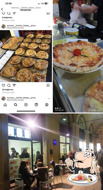 Prova una pizza a Turcuaz istanbul turkish kebap pizza