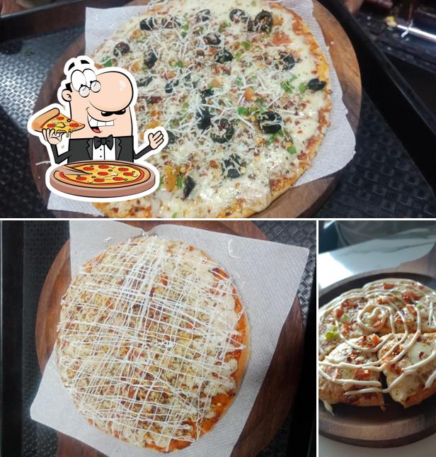 Try out various types of pizza