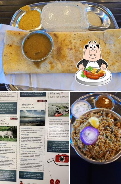 Among various things one can find food and exterior at The Food Factory