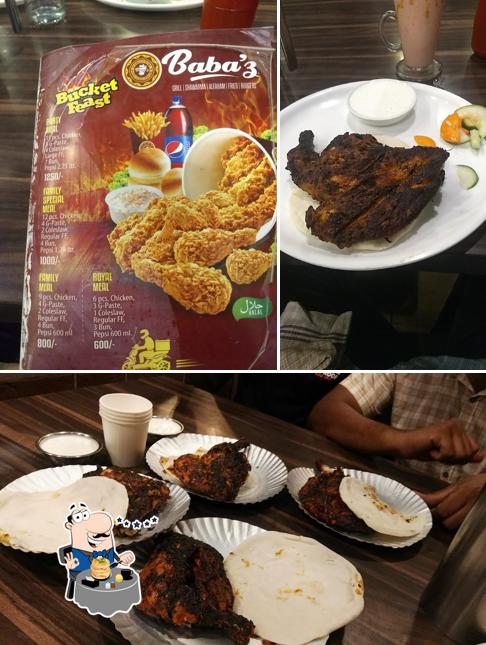 Food at Babaz Restaurant - Puthiyatheru