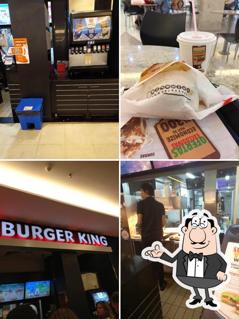 O interior do Burger King