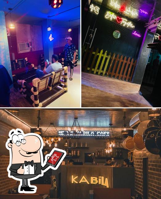 This is the image showing exterior and interior at Kabila Bistro & Rooftop cafe best cafe in satya niketan