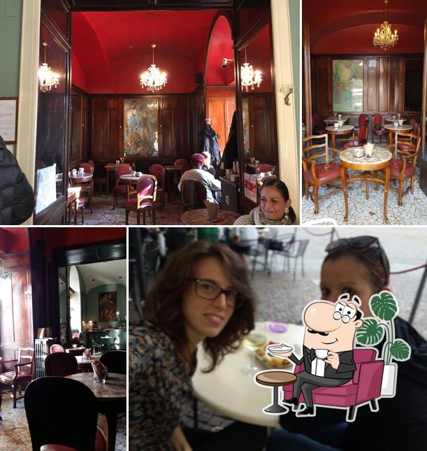 Dai un'occhiata agli interni di Caffè Elena
