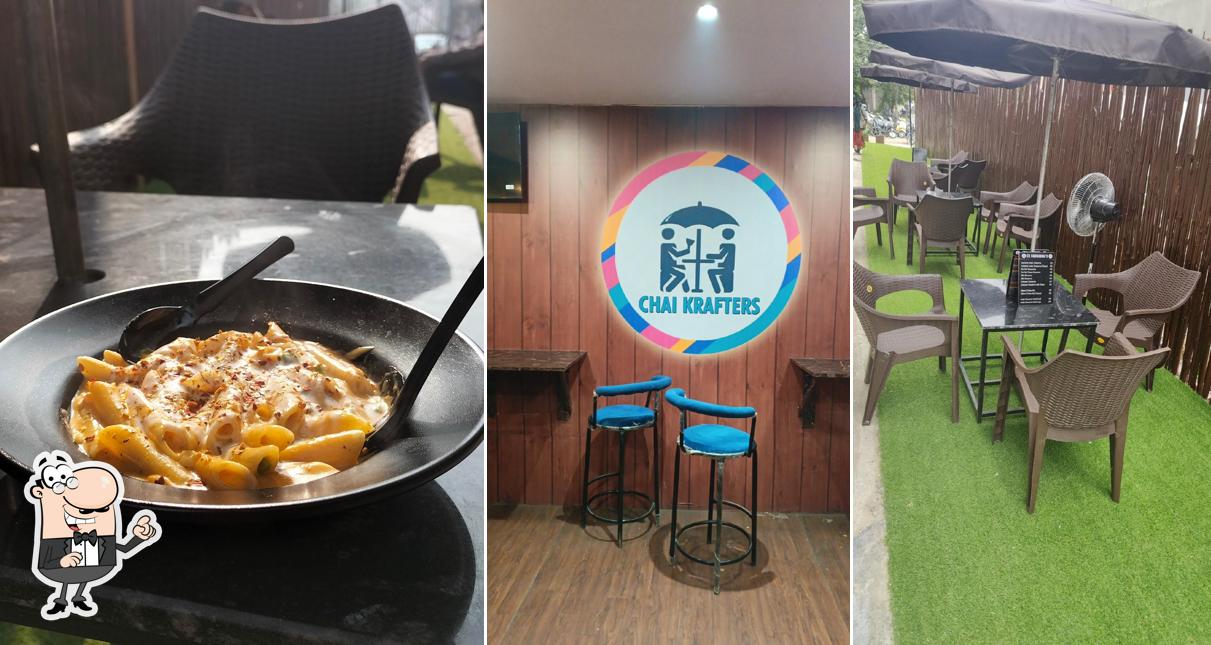 Take a seat at one of the tables at Chai krafter