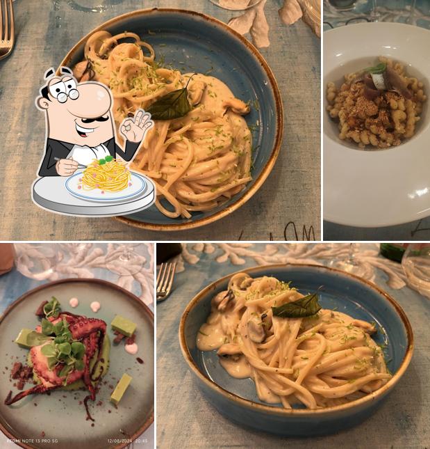 Spaghetti alla carbonara al Locanda Maniace