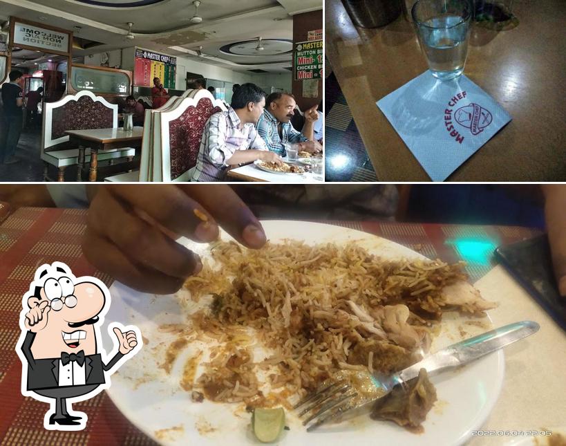The photo of interior and food at Master Chef