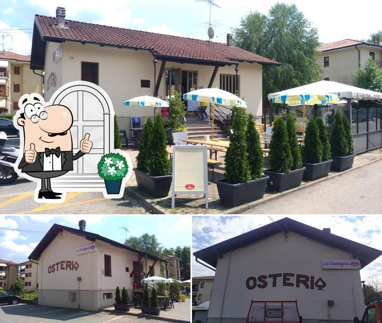 Gli esterni di La Cuccagna Bar Osteria