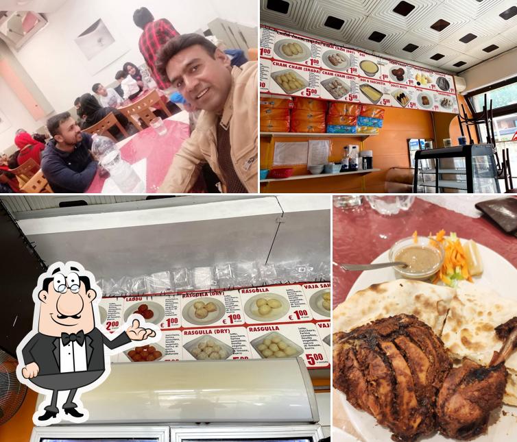 Tra le diverse cose da Bangla Misti Ghor si possono trovare la interni e cibo