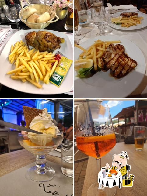 Platti al Bar Ristorante La Pergola - Camping Spiaggia D'Oro