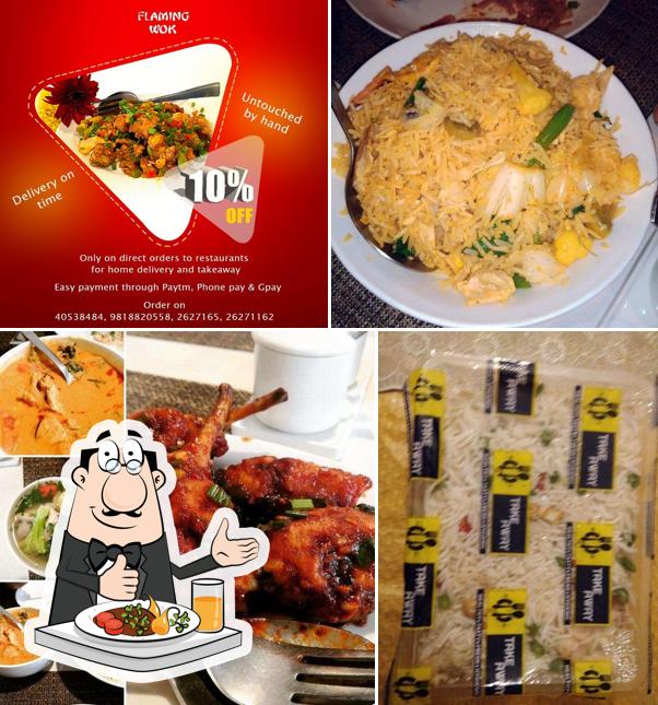 Meals at Flaming Wok