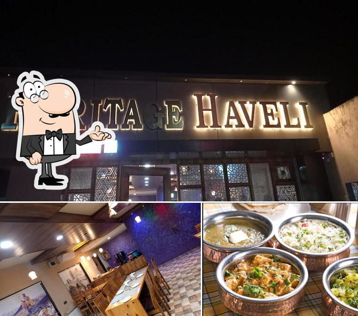 Restaurant Heritage Haveli is distinguished by interior and meat