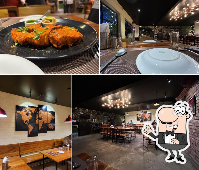 The interior of The Earth Restaurant