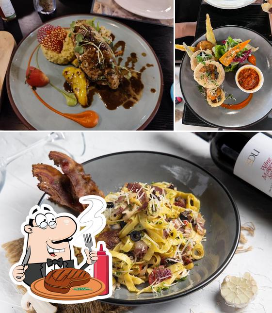 Get meat dishes at Toscano