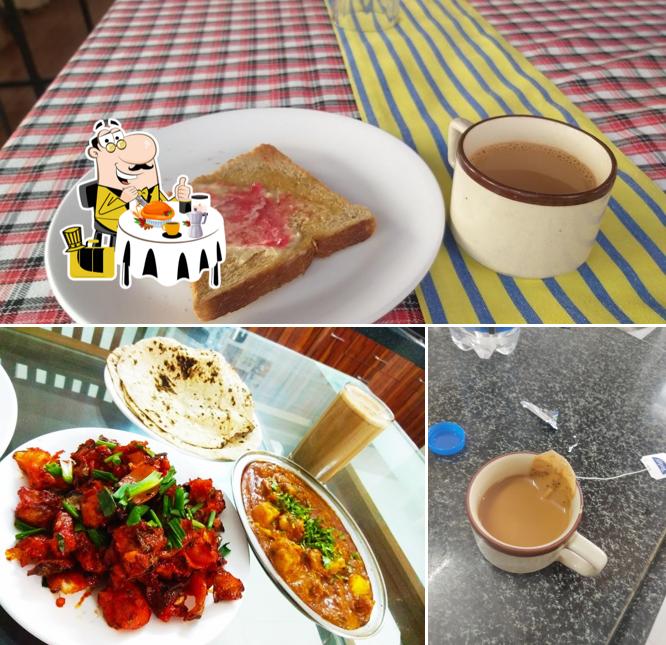 The restaurant's food and beverage