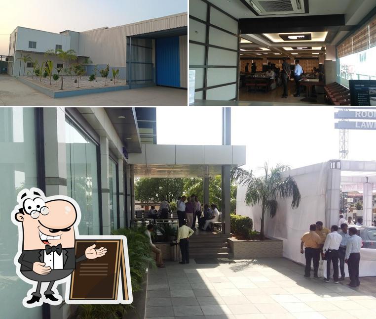 The outside area is an important feature of Hotel Milestone