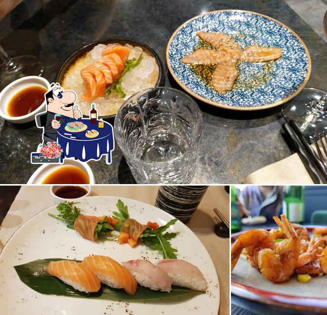 Sashimi al Shinkō sushi restaurant
