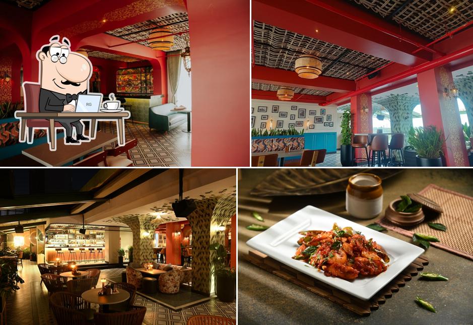 Take a seat at one of the tables at Be Luru - Craft Kitchen & Bar