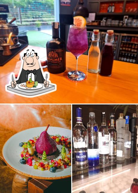 The restaurant's food and alcohol