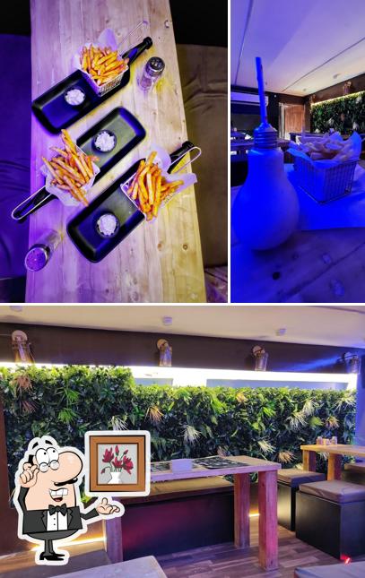 The interior of The trio delight cafe