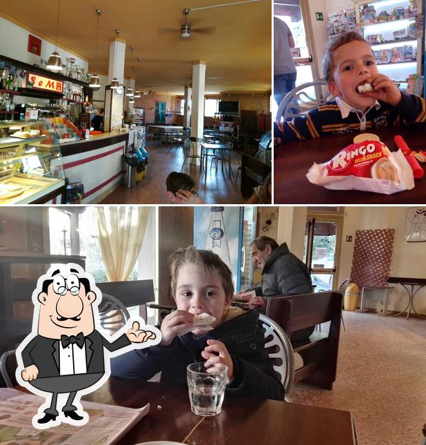 Dai un’occhiata alla foto che mostra la interni e torta di Bar Sem Snc Di Polizzano Sabrina & C