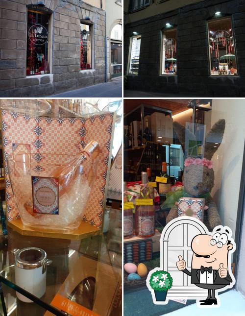 La foto della esterno e cibo di Enoteca La Lunetta