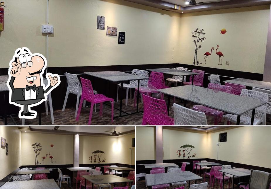 The interior of Happy Restaurant and BAR