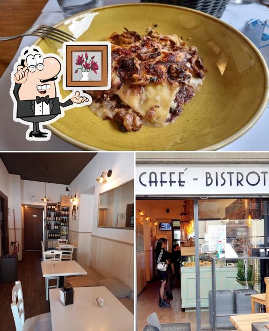 Dai un’occhiata alla foto che presenta la interni e cibo di 6ei/8ttavi Caffe'-Bistrot