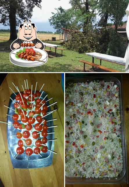 Questa è la foto che mostra la cibo e interni di Agriturismo al Privilegio