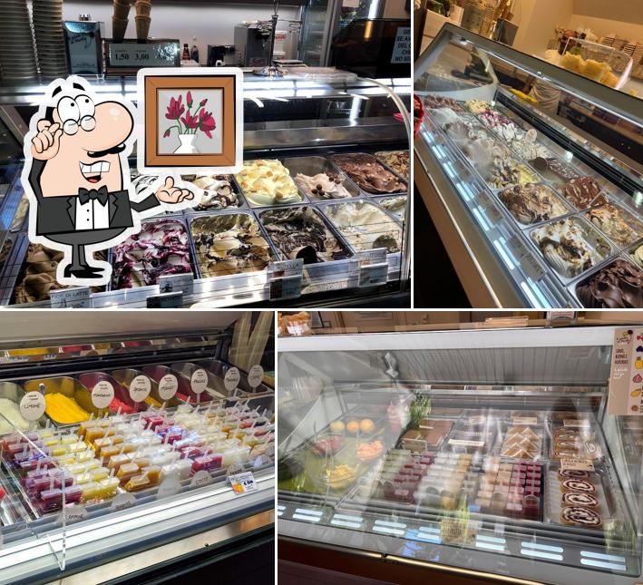 Gli interni di Il Gelato di Marley