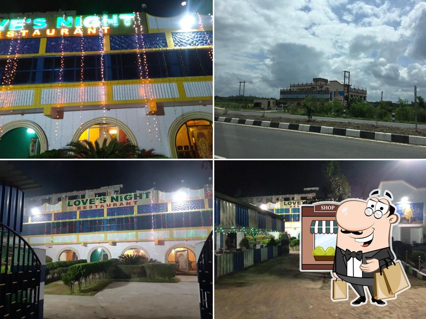 Take a look at the outside area of LOVE'S NIGHT RESTAURANT