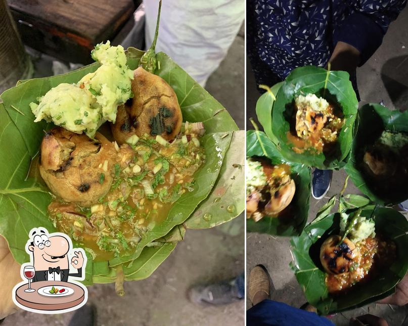 Food at Litti maharaj Sadhu Ji