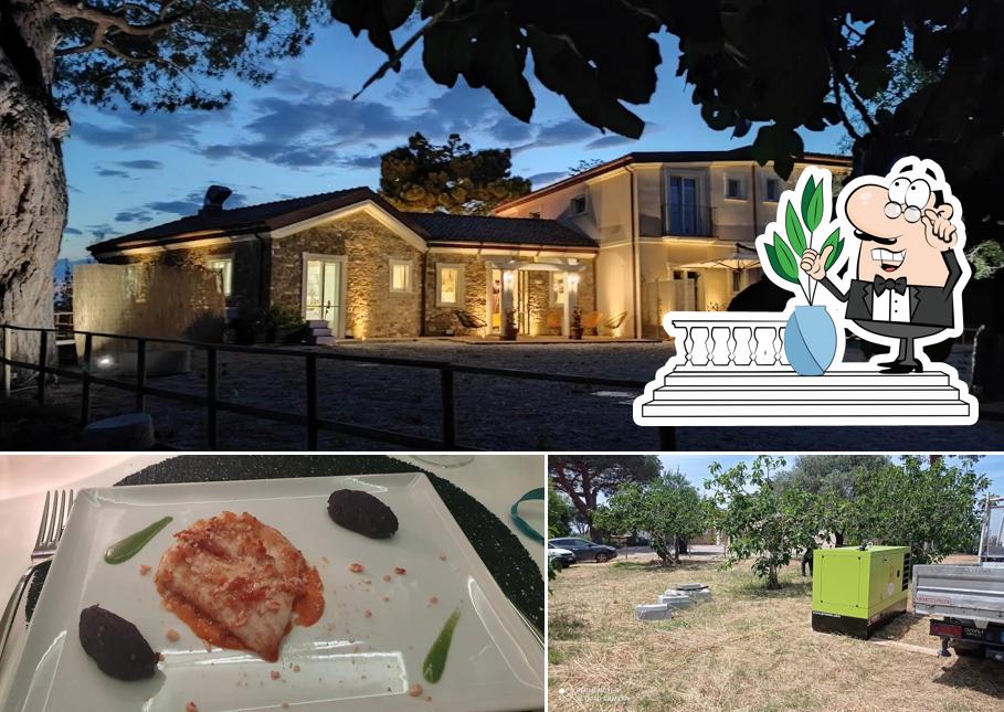 La immagine di esterno e cibo da Osteria Petrosine