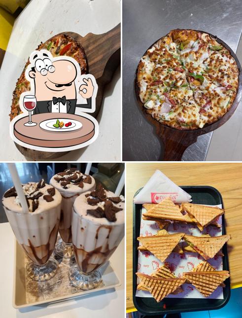 Food at The Canadian Pizza