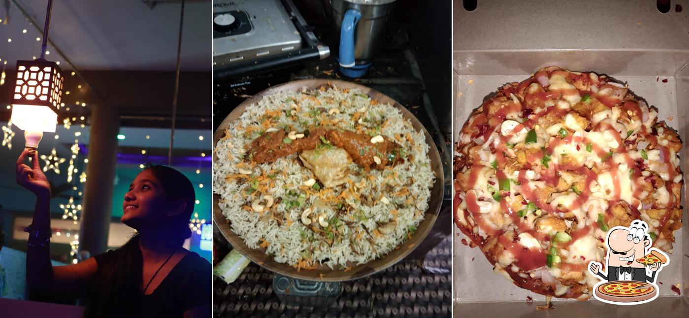 Pick pizza at YFC Food Zone
