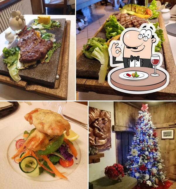 Cibo al Ristorante La Croix Blanche