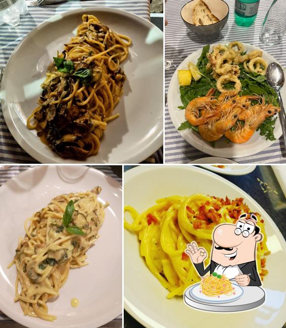 Spaghetti alla carbonara al Trattoria Sandalari